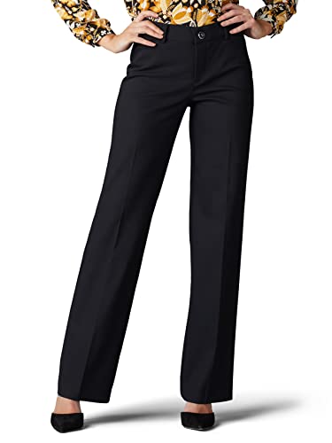Lee Damen Ultra Lux Comfort with Flex Motion Pant Hose, Schwarz, 36 Kurz