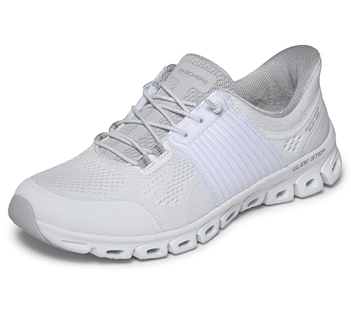 Skechers Damen Glide-Step Stargaze Slip-InTurnschuhe, White Mesh, 36 EU
