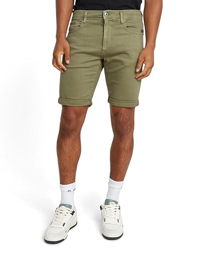 G-Star RAW Herren 3301 Slim Shorts, Grün (Faded Shamrock gd D10481-C258-G567), 36