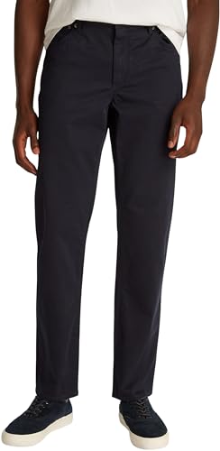 Tommy Hilfiger Herren Hose Denton Cotton Satin Straight Leg, Blau (Desert Sky), 38W/34L