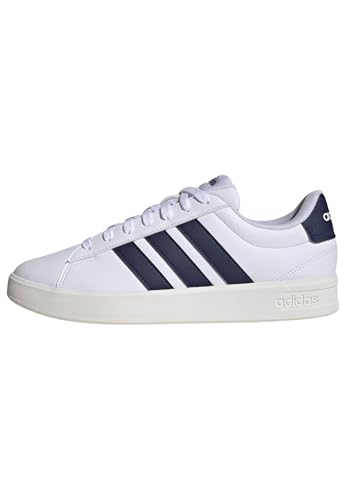 adidas Herren Grand Court 3.0 Shoes, FTWR White/Dark Blue/Core White, 44 EU