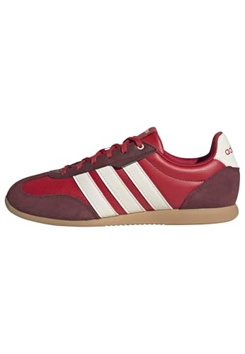 adidas Damen BARREDA LO Shoes, Better Scarlet/Off White/Gum 3, 37 1/3 EU