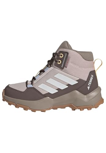 adidas Unisex Kinder Terrex AX4R MID RAIN.RDY Hiking Shoes, Blush pink/Off White/Ice Tangerine, 36 EU
