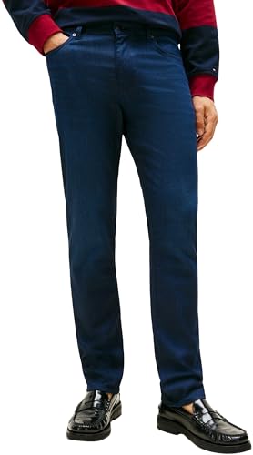 Tommy Hilfiger Herren Jeans Hose Denton Yale Straight Fit, Blau (Yale Dark Blue), 35W/30L