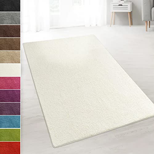 casa pura Shaggy-Teppich Barcelona (Creme, 200 x 300 cm)