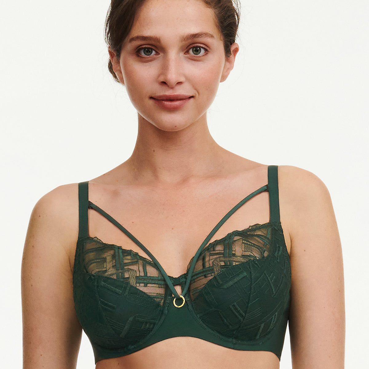Chantelle Graphic full cup BH, groen