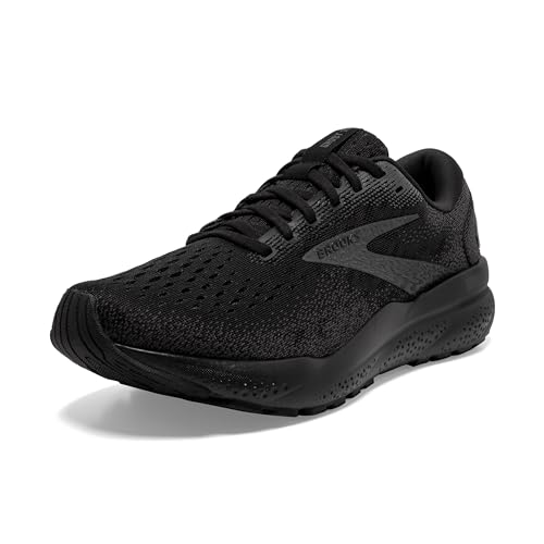 Brooks Herren Ghost 16 Laufschuhe Neutralschuh Black/Black/Ebony - Schwarz 43