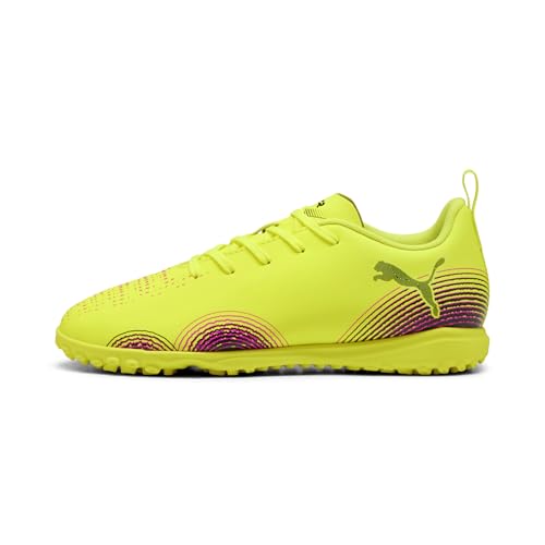 PUMA Future 8 Play TT JR Fussballschuh, Yellow ALERT Black-Sun Struck, 34.5 EU