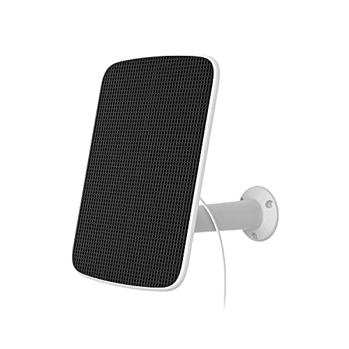 EZVIZ Solarpanel für Akkukameras mit Verstellbarer Halterung und kontinuierlicher Stromversorgung, für Outdoor batteriebetriebene Überwachungskameras, wasserdicht und robust