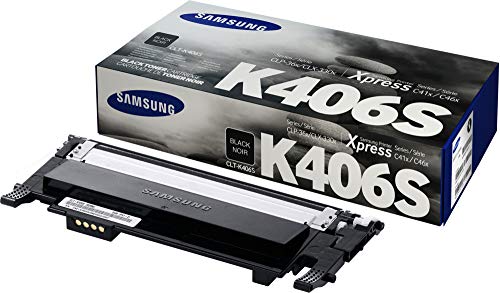 HP CLT-K406S (SU118A) Original Toner Schwarz (Kompatibel mit: CLP-360, 365, 365W / C410W, C460W, C460FW / CLX-3300, 3305, 3305W)