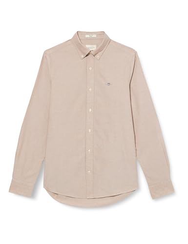 Gant Herren Slim Oxford Shirt Hemd, Warm Khaki,S