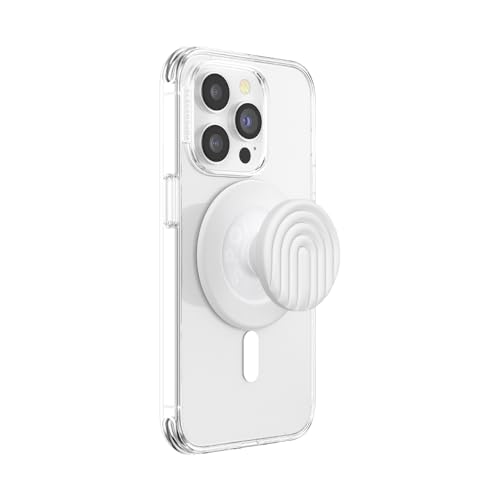 PopSockets Handy-Grip für MagSafe, Magnetischer Halter, Handyständer, Boho - Coconute Creme