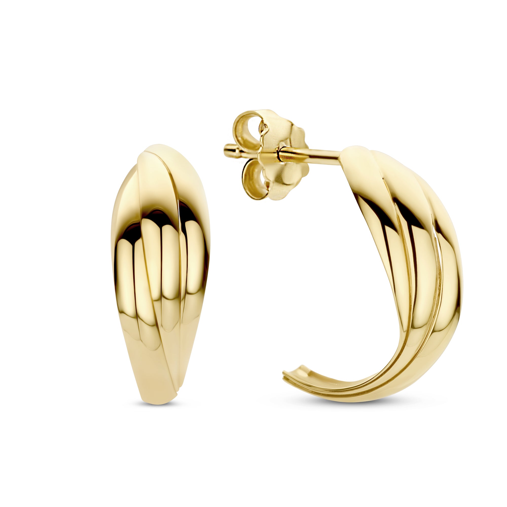 Beloro Jewels Della Spiga Emilia 9 Karaat Creolen BO360033