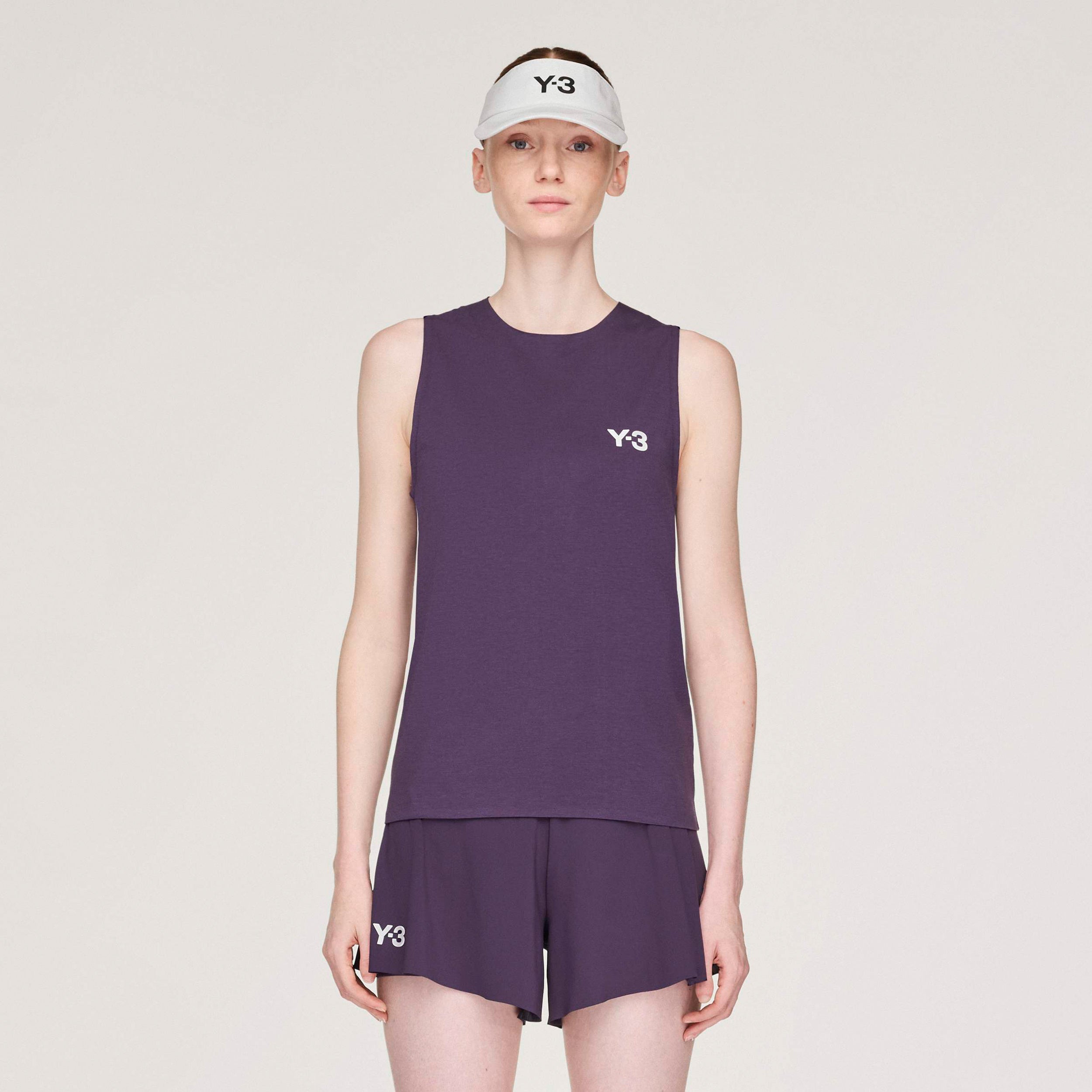 Y-3 Match Tank Top Women-Violet
