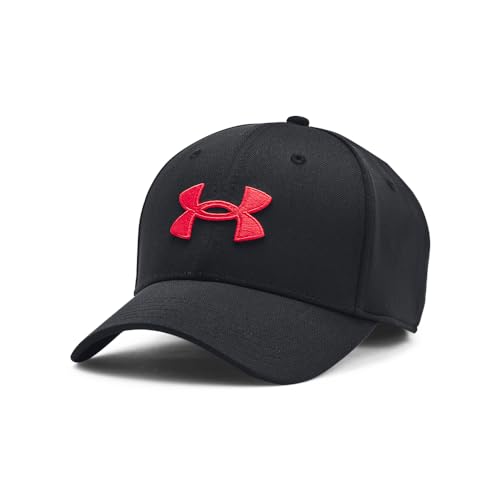 Under Armour Herren Blitzing Cap Stretch Fit, (004) schwarz/rot