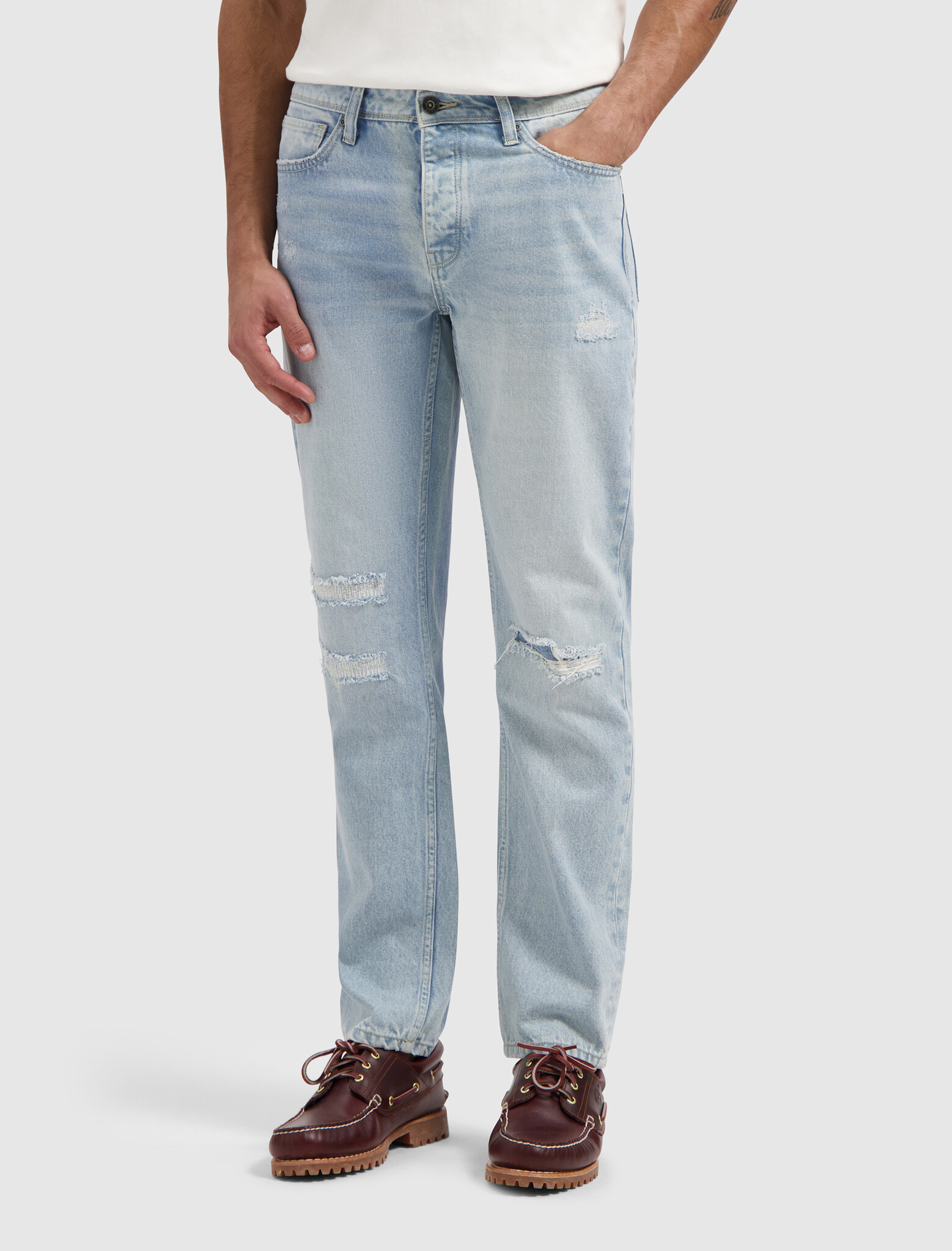 Pure Path Jeans The Eric Regular Fit Denim Light Blue (W1685)