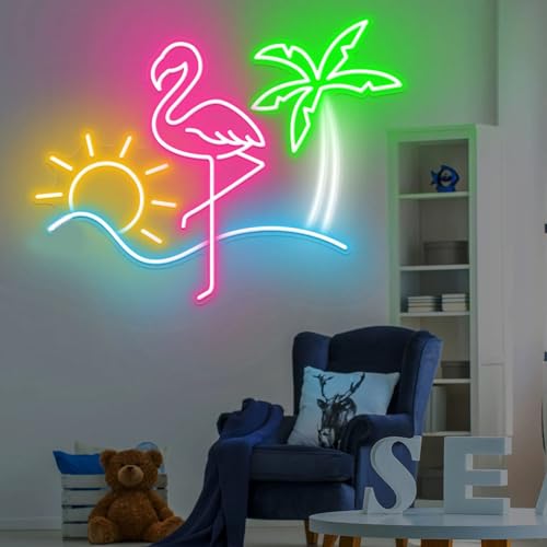 Flamingo Neon Sign, Flamingo Neon Light Led Light Decorations