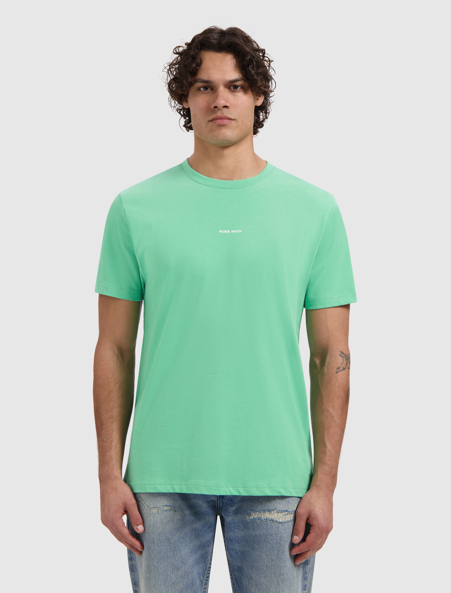 Pure Path T-shirt Essential Logo Emerald (26010102 - 52)