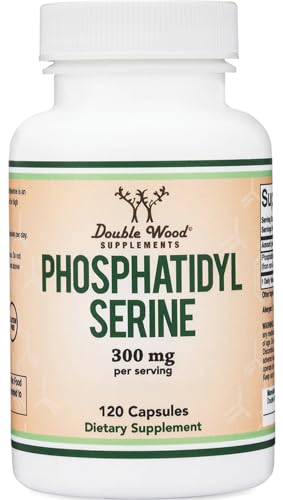 DW Phosphatidylserin Nahrungsergänzungsmittel | 120 Hochwirksame Phosphatidylserine Kapseln – 300mg Phosphatidyl Serine pro Portion | Gentechnik- und Glutenfrei