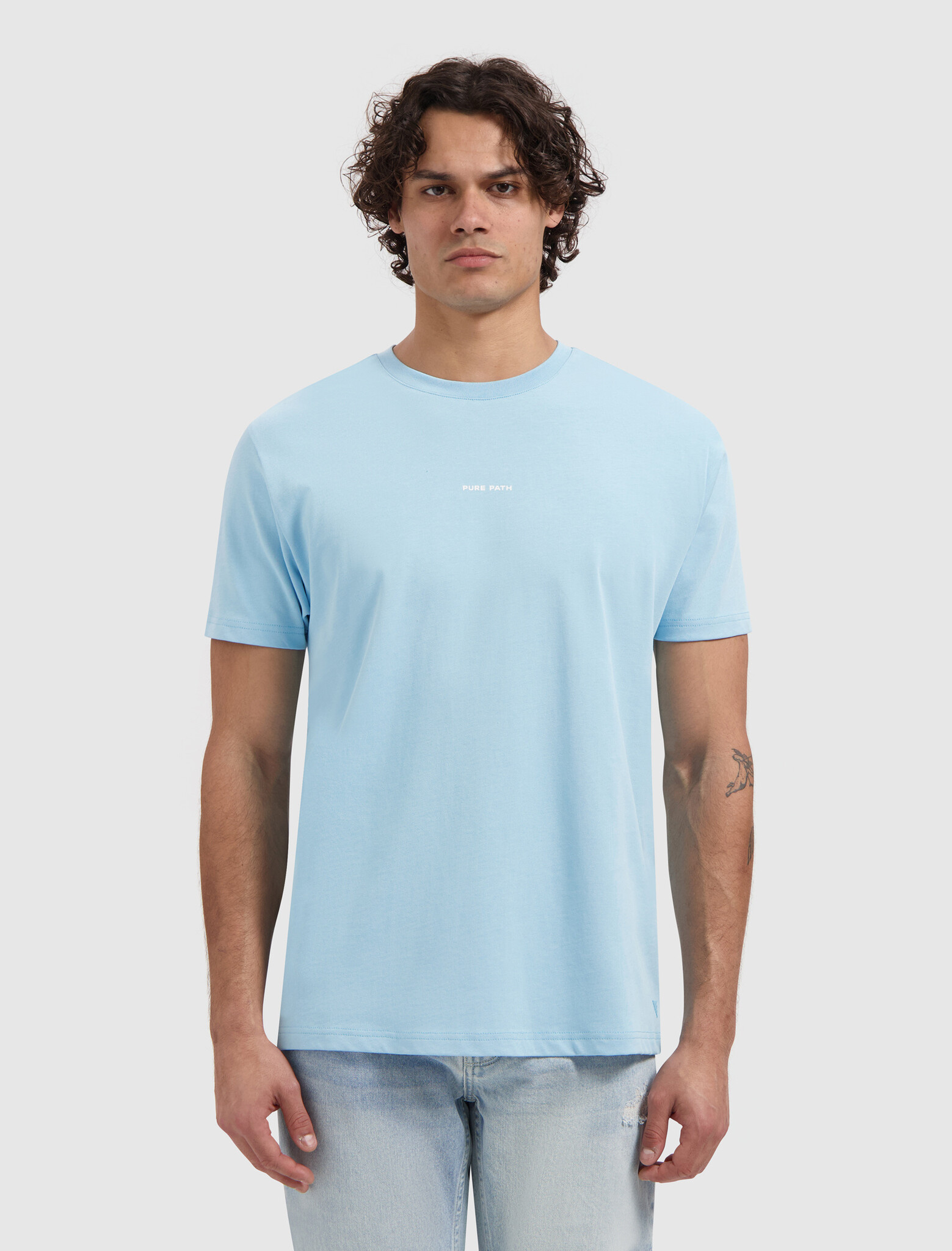 Pure Path T-shirt Essential Logo Sky Blue (26010102 - 99)