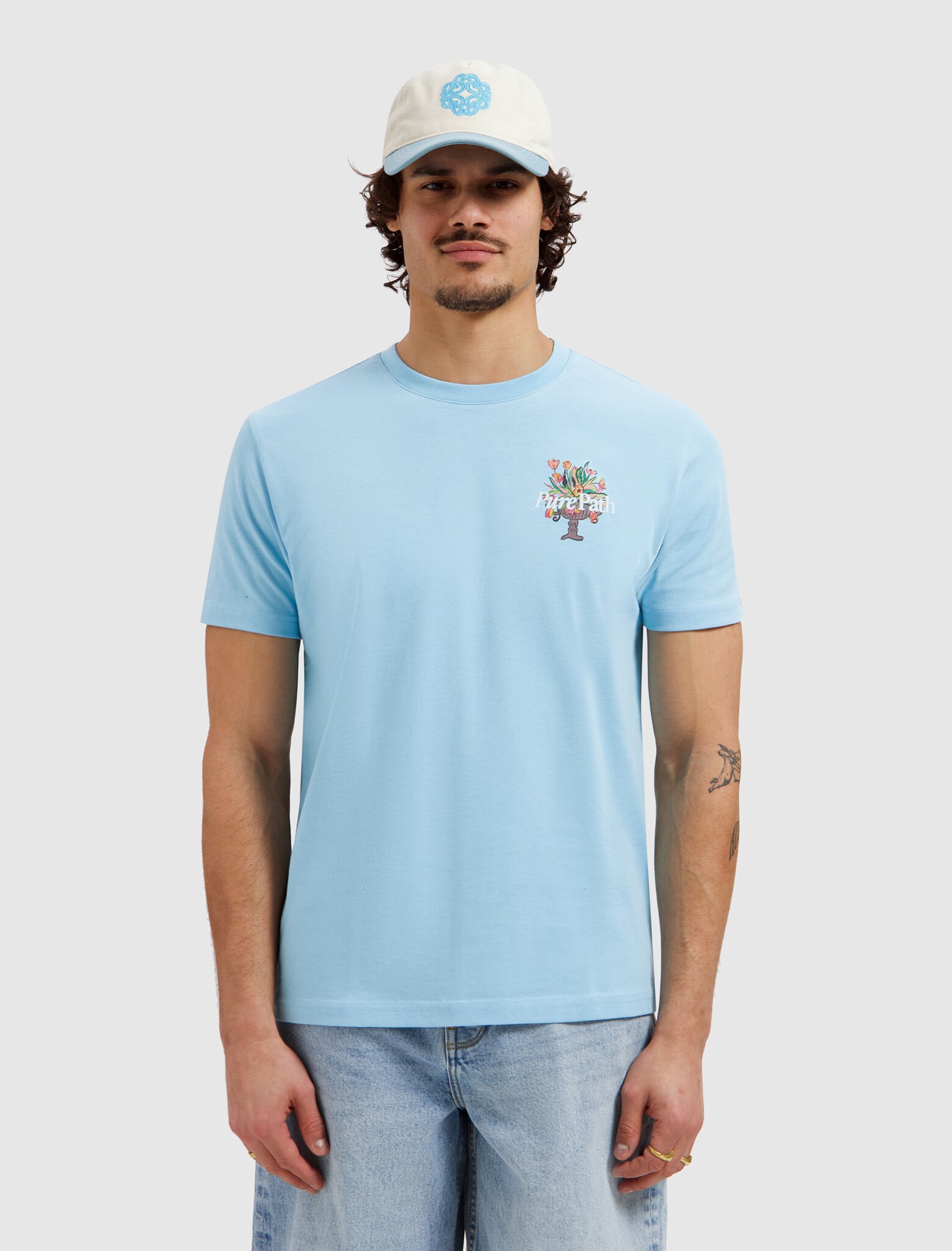 Pure Path T-shirt Flower Vase Sky Blue (26010112 - 99)