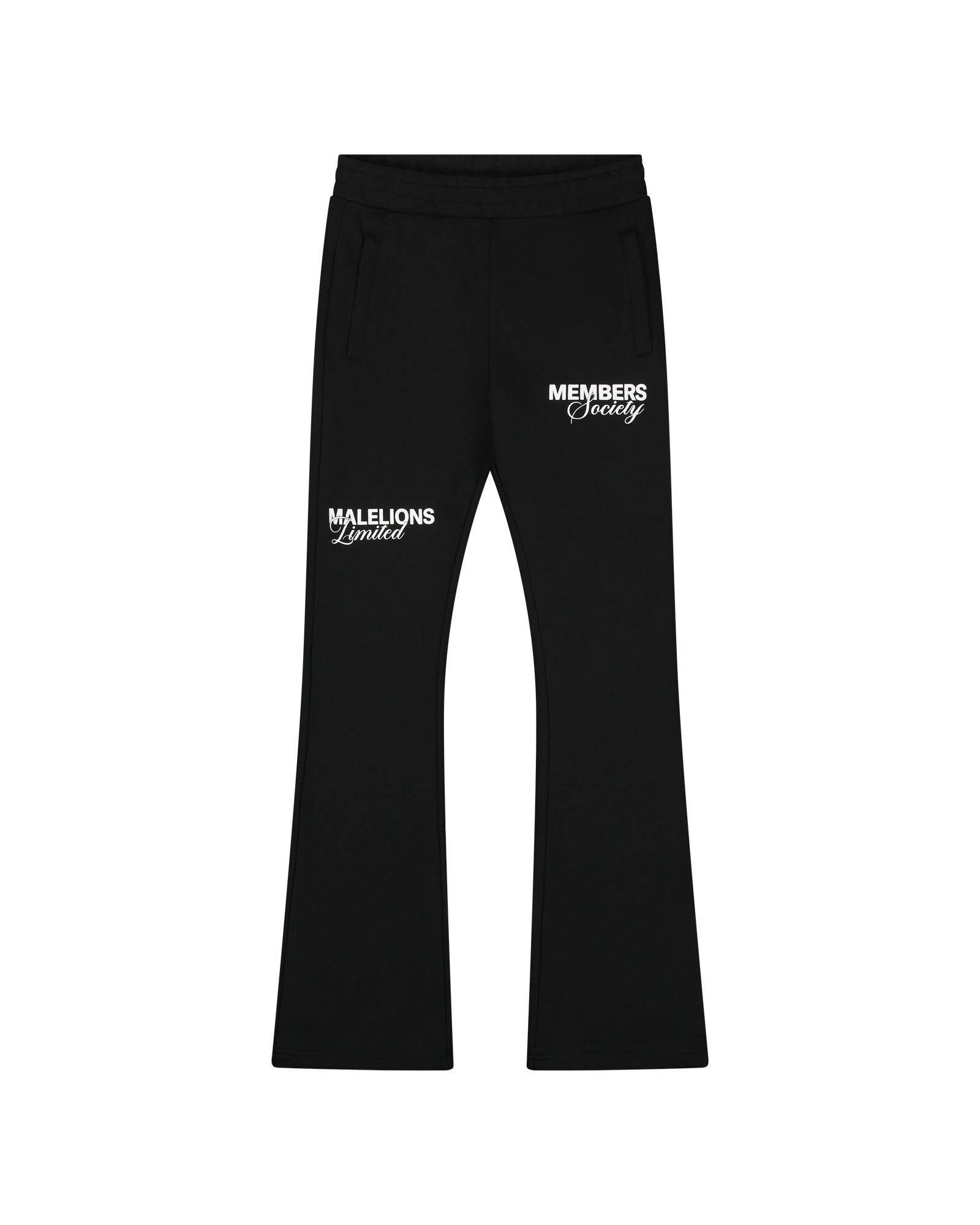 Malelions Women Members Society Flared Sweatpants | Black