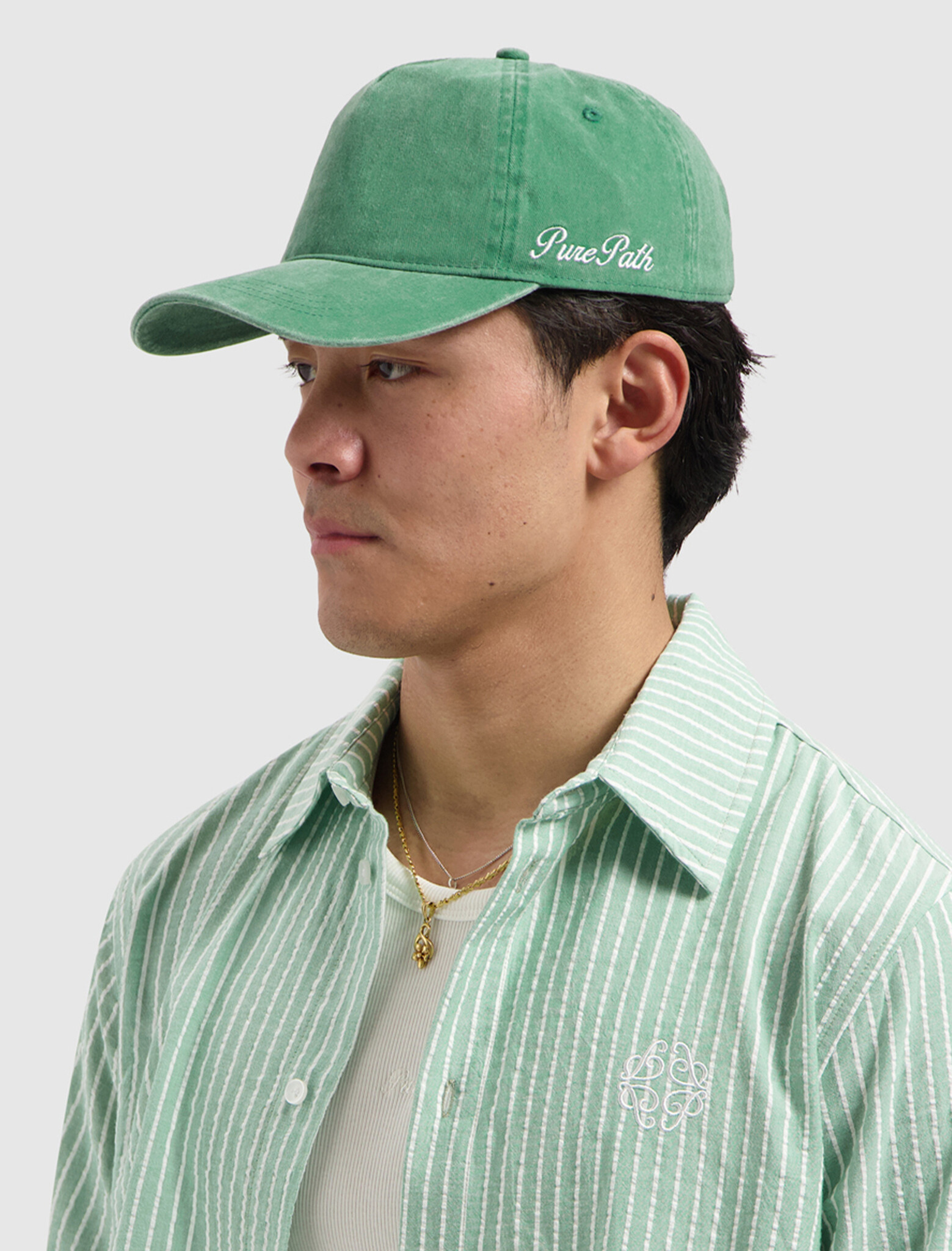 Pure Path Washed Cap Faded Emerald (26010702 - 52)