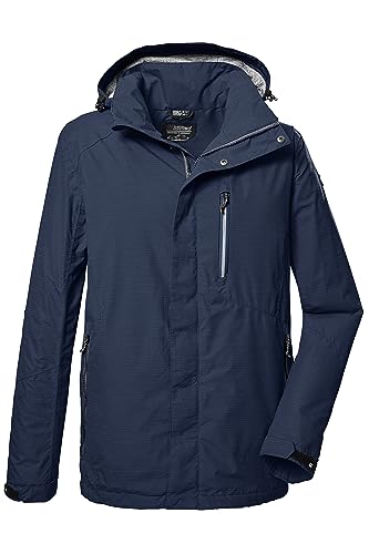 Killtec Herren Funktionsjacke/Outdoorjacke mit abzippbarer Kapuze KOS 256 MN JCKT_CARLEB, dunkelblau, 3XL, 41364-000