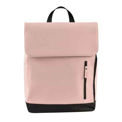 Béaba, Wickeltasche, Rucksack, Wasserdicht, 11 Taschen, Wickelauflage, Recyceltes Rubber Material, Gepolsterte Henkel und Rücken, Isothermische Tasche, PC17 Zoll, 19L, Oslo Tasche, Altrosa