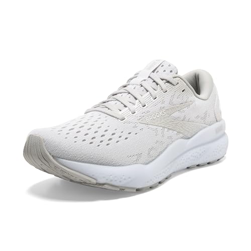 Brooks Damen Ghost 16 Sneaker, Weiß Grau, 38 EU