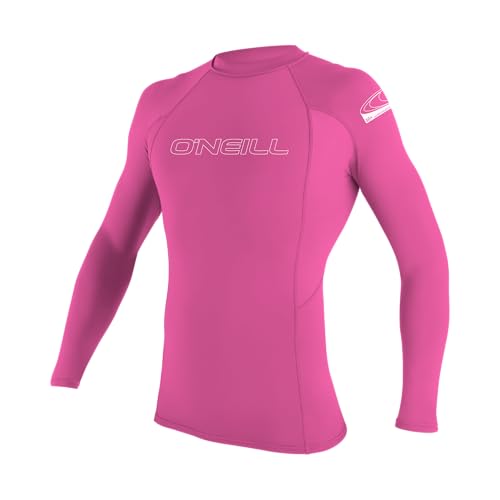 O'NEILL Jungen Standard Youth Basic Skins 50+ Long Sleeve Rash Guard, Fox Pink
