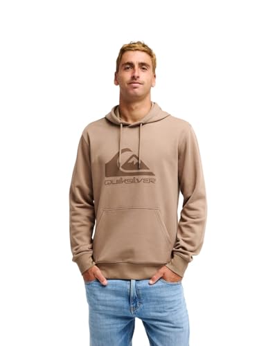 Quiksilver Kapuzenpullover Comp-Logo für Herren, Beige