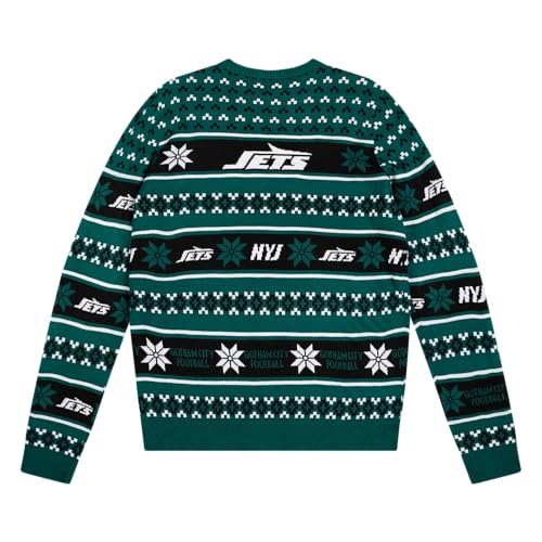 FOCO Herren NFL Big Logo Ugly Sweater Pullover, Team-Farbe, X-Large