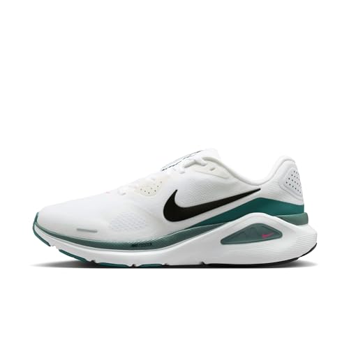 Nike Structure 26 Straßenlaufschuh Für Herren, White/Black-Mineral Slate-Hyper Pink, HJ1102-115, 44 EU (M 10 US)