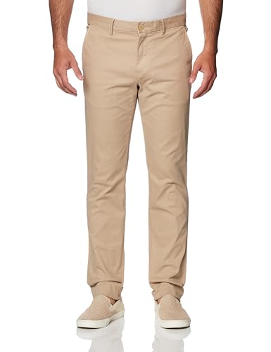 Tommy Hilfiger Herren Chino Hose Bleecker Essential Twill Slim Fit, Beige (Beige), 40W/36L