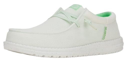 HEYDUDE Wally Herren Funk, White/Green Ash, 43 EU