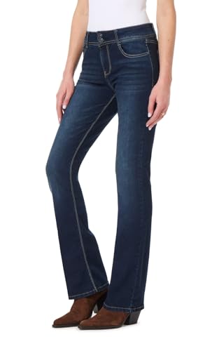 WallFlower Damen Instastretch Luscious Curvy Bootcut Jeans, Betsy Pure, 27W / 32L