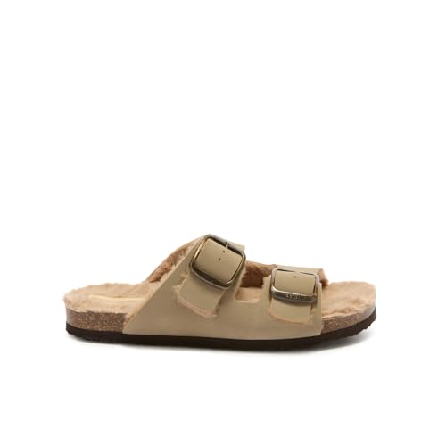 Scholl Jackie 2 Straps, Ciabatte Donna, Beige, 36 EU