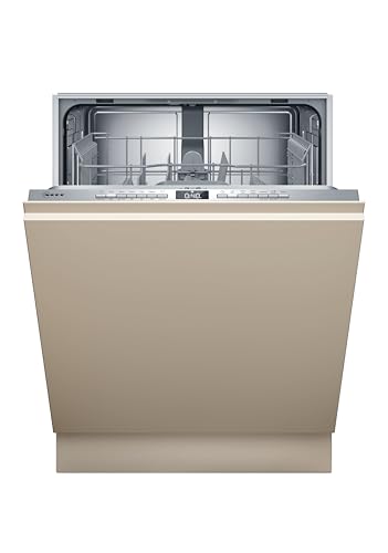 NEFF S253ITX01E, N 30, Smarter Geschrirspüler Vollintegriert, 60 cm, Besteckkorb, Chef 70 °C Profi-Programm gegen hartnäckige Verschmutzungen, AquaStop, Info Light höhenverstellbarer Oberkorb