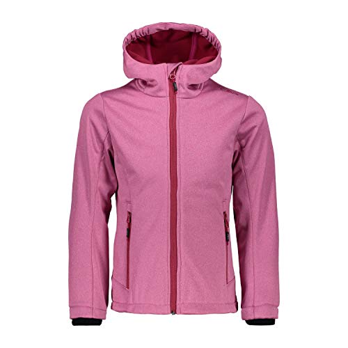 CMP Mädchen Jacke Softshell 3A29385N-M, Geraneo Melange/Karkadé, 176, 3A29385N-M