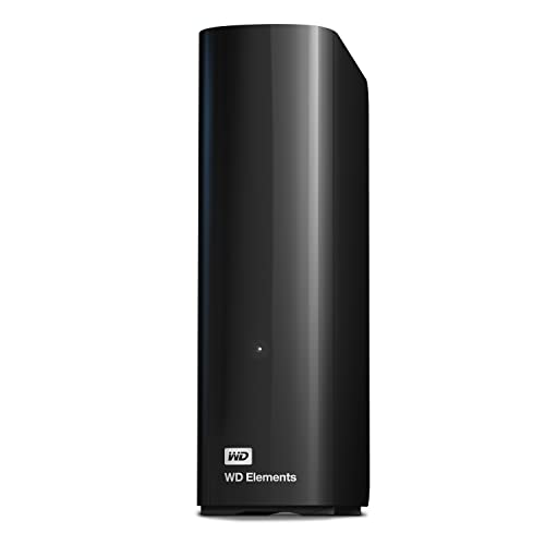 Western Digital Elements Desktop-Speicher 4 TB (Desktop-Speicher USB 3.0-kompatibel, Zusatzspeicher für Fotos, Musik, Videos und alle anderen Dateien, stoßfest) Schwarz
