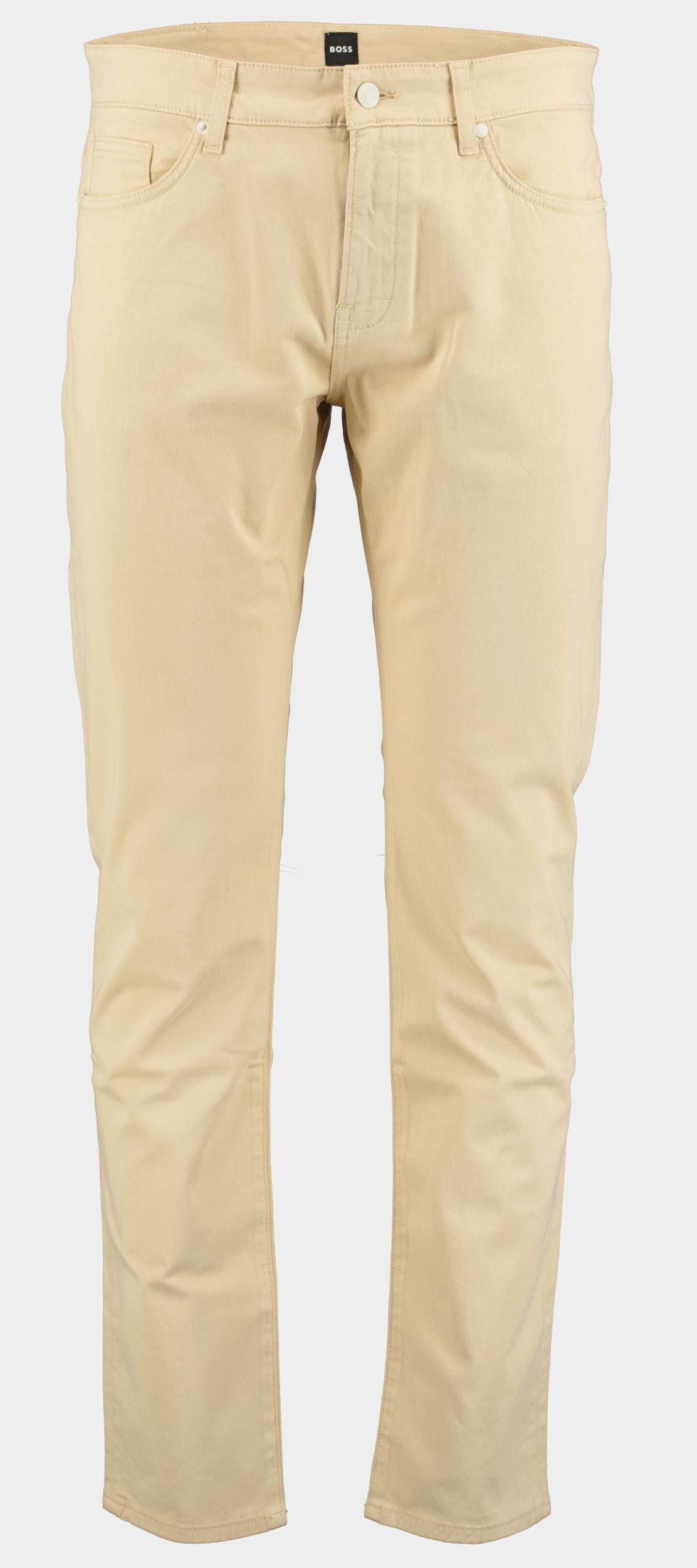 62% Korting BOSS Black Katoenen 5-Pocket Beige Delaware3-1-20 10248208 01 50495370/276 | Bos Men Shop