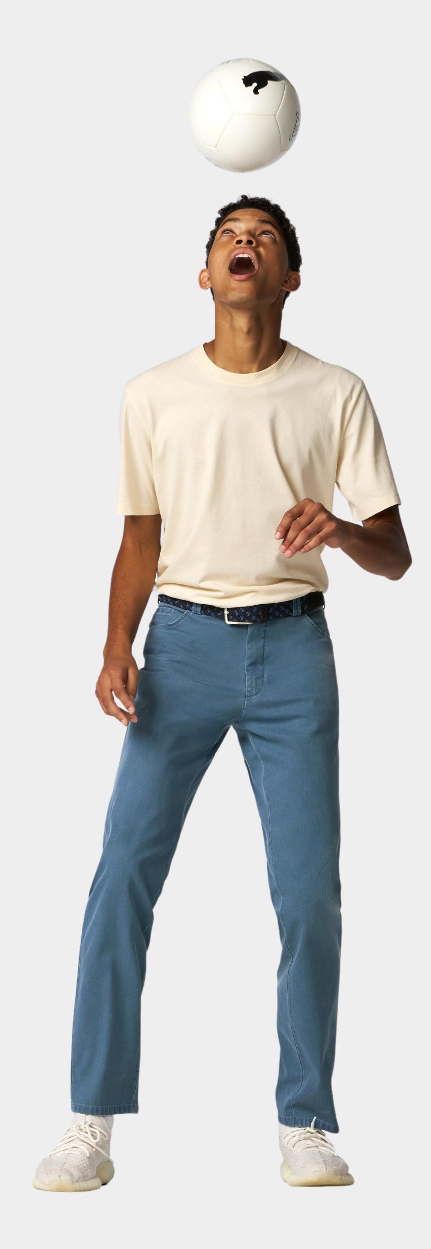50% Korting Meyer Katoenen Broek Blauw DUBLIN Art.9-3009 1279300900/16 | Bos Men Shop