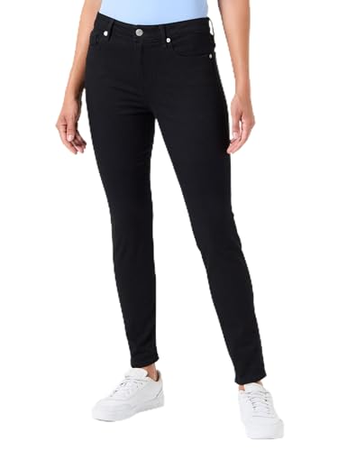 Tommy Hilfiger Damen Jeans Hose Como Skinny Fit Mid Rise, Schwarz (Black), 24W/28L