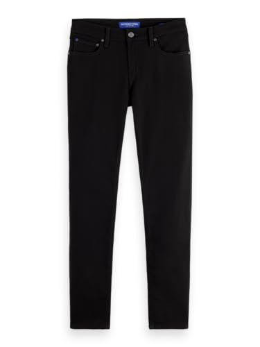 Scotch & Soda Herren Skim Skinny-fit Jeans, Stay Black, 32W / 32L EU