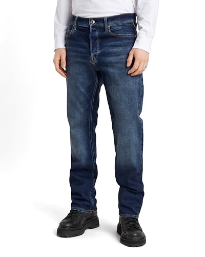 G-STAR Herren Dakota Regular Straight Jeans Blau (Worn in Dusk Blue D23691-C052-B843) 29W / 30L