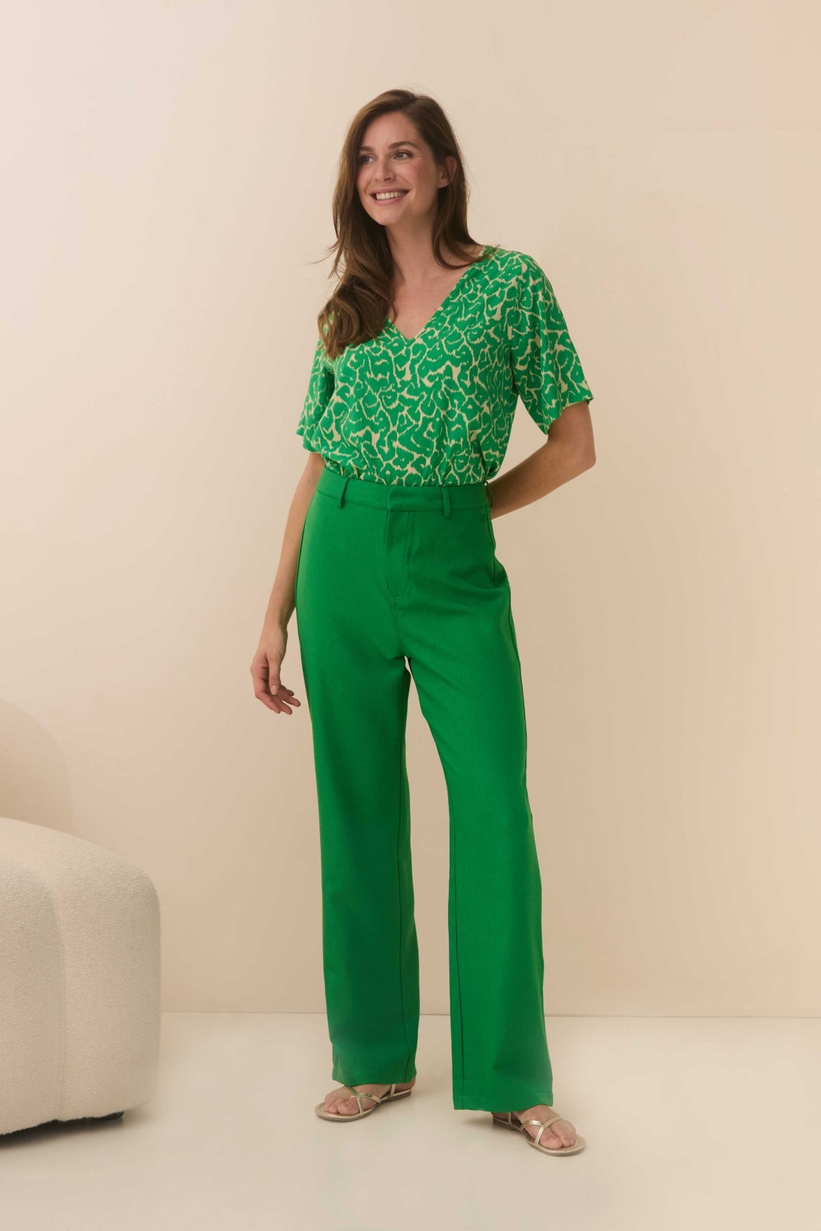 Blouse Iggy | Landscape Print