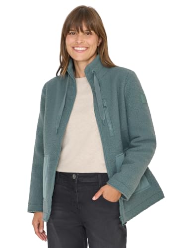 Cecil Kuschelige Jacke mit Details ice hill green XS