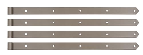 Alberts 821326 DURAVIS® Ladenband | gerade, Abschluss abgerundet | perlbeige duplexbeschichtet RAL 1035 | Rollen-Ø 16 mm | Größe 800 x 45 mm | 4er Set