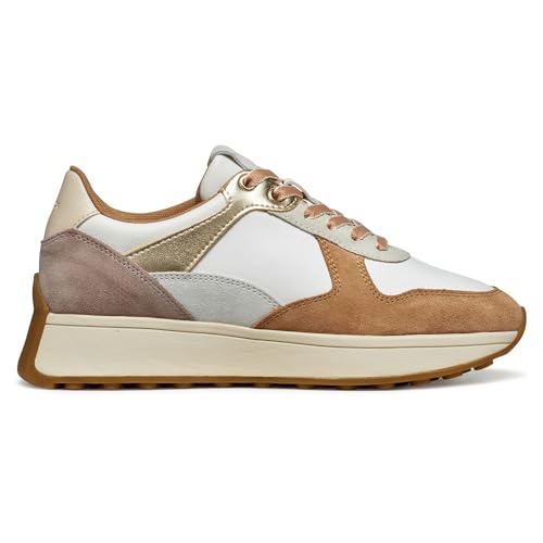 Geox Damen D Amabel Sneaker, Multicolor, 37 EU